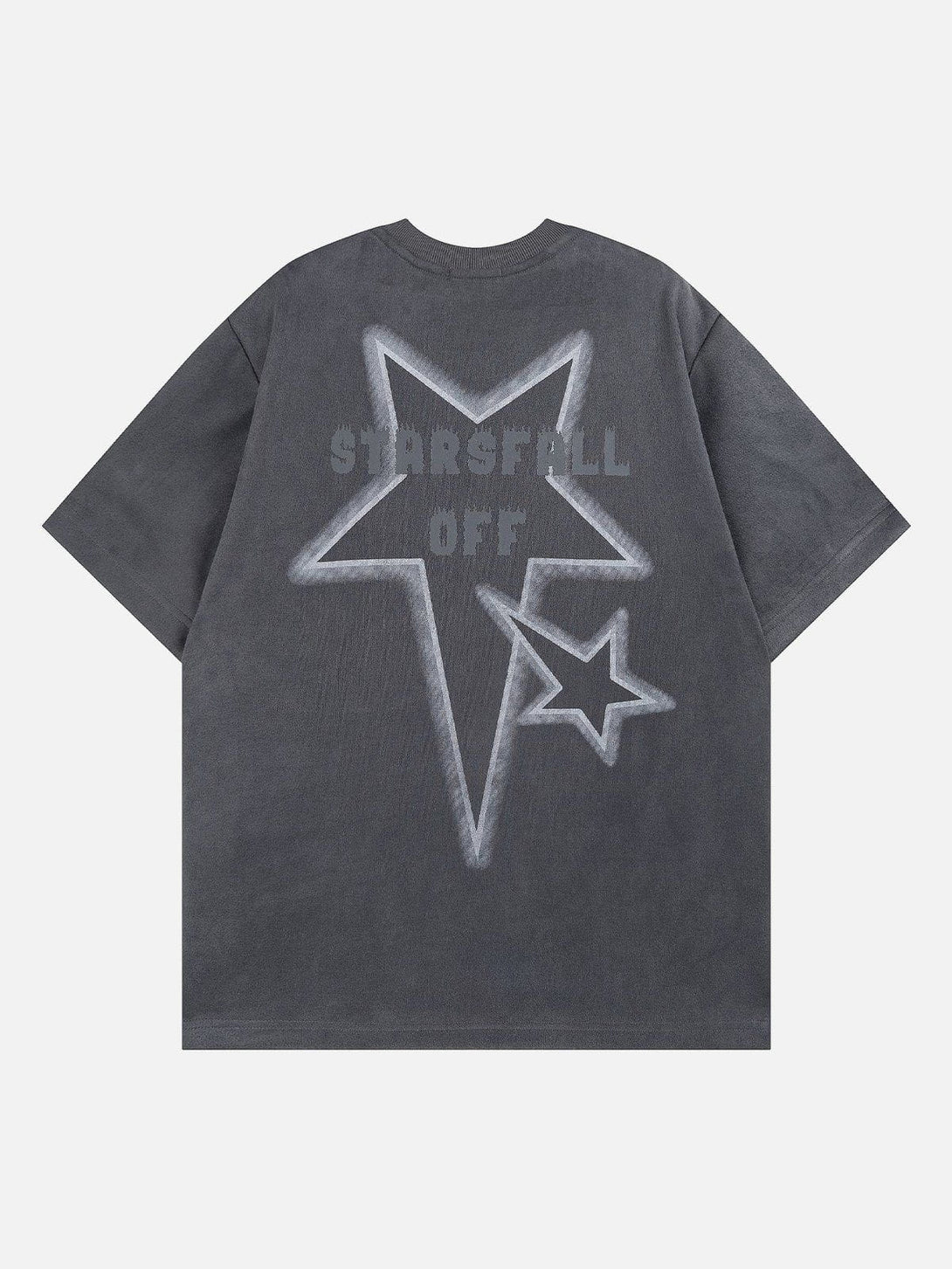 Majesda® - Irregular Stars Print Tee- Outfit Ideas - Streetwear Fashion - majesda.com