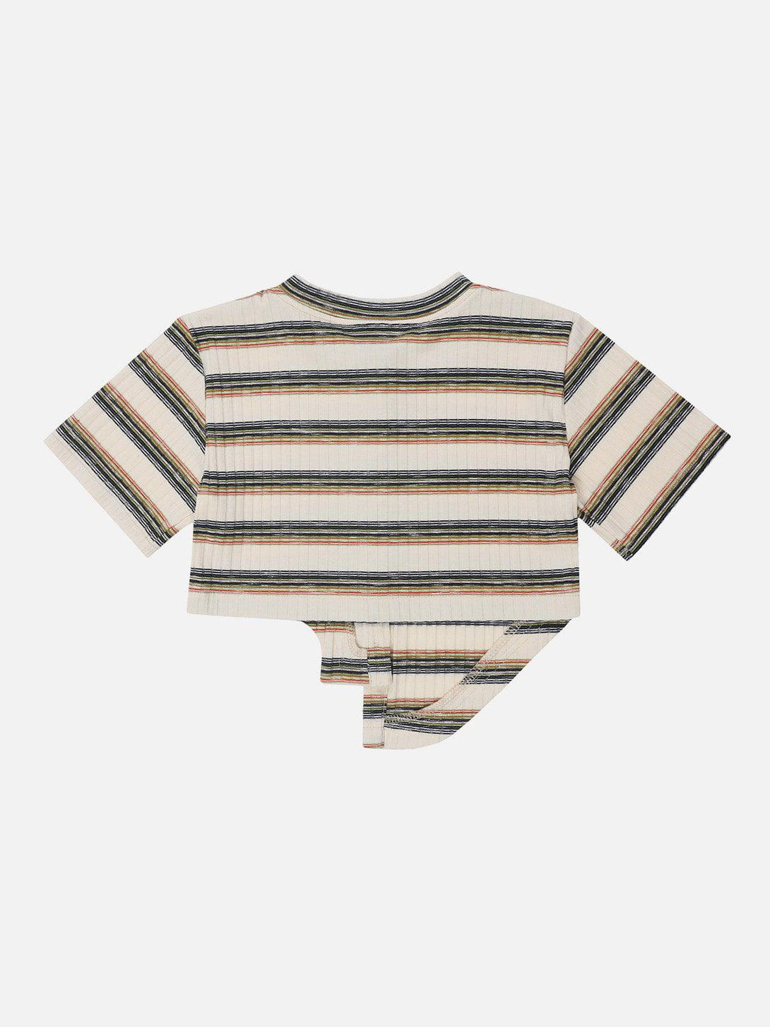 Majesda® - Irregular Stripes Tee- Outfit Ideas - Streetwear Fashion - majesda.com