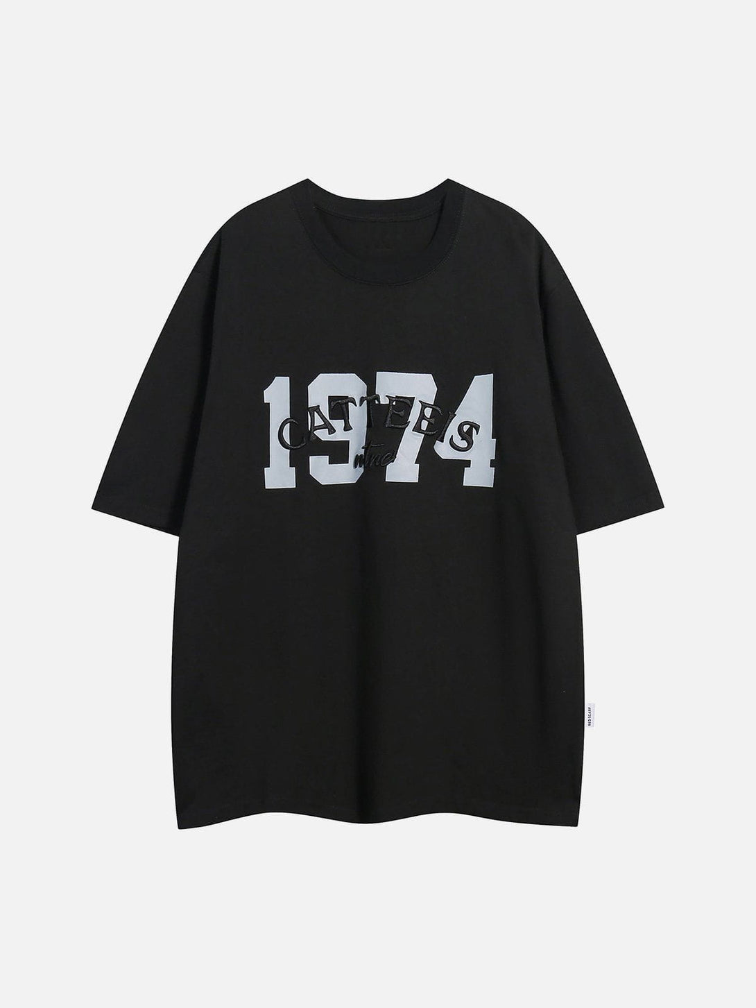 Majesda® - Letter Embroidery Print Tee- Outfit Ideas - Streetwear Fashion - majesda.com