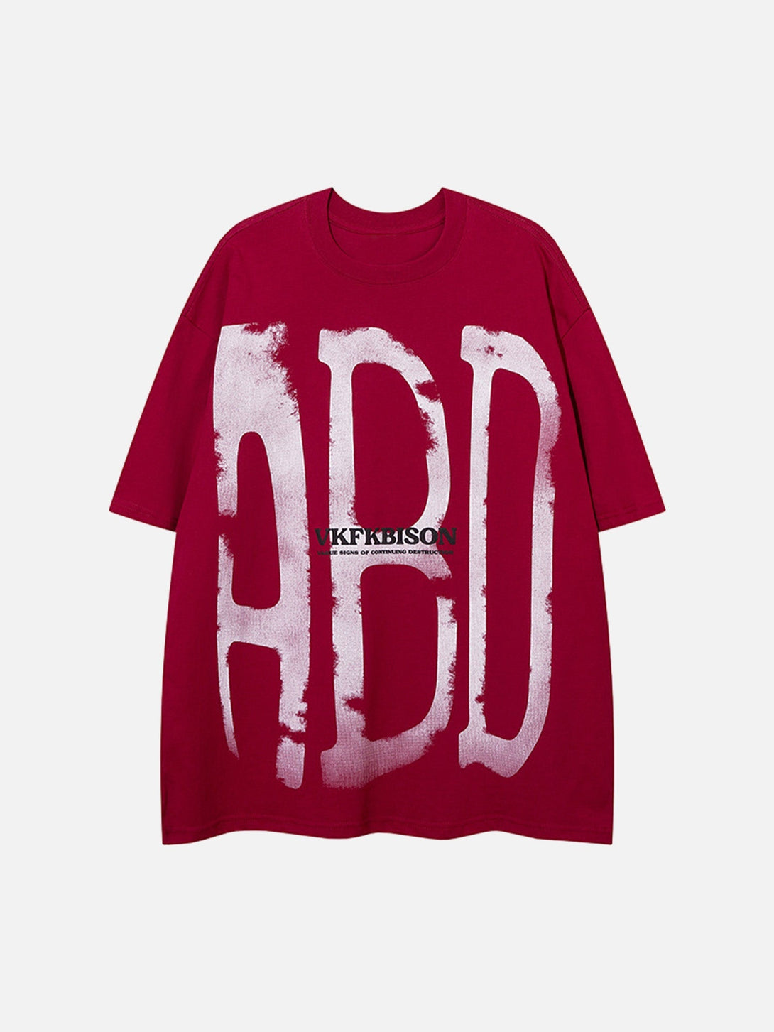 Majesda® - Lettering Hip-hop T-shirt - 1954- Outfit Ideas - Streetwear Fashion - majesda.com