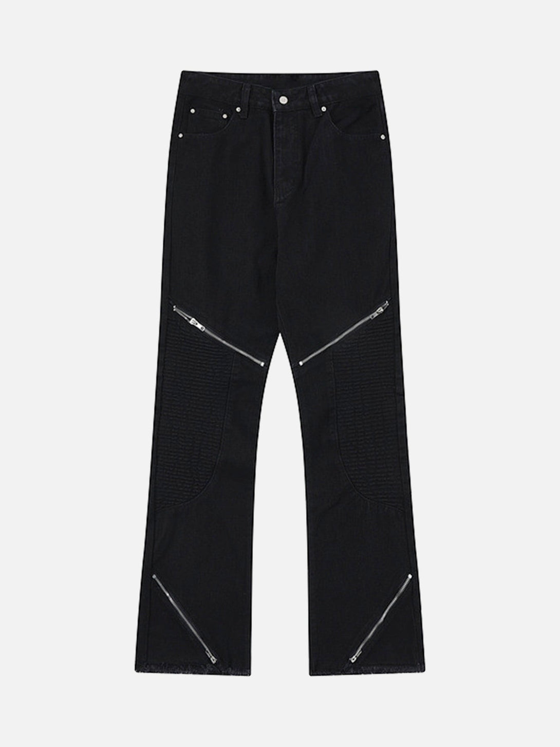Majesda® - Loose Micro-flared Jeans- Outfit Ideas - Streetwear Fashion - majesda.com