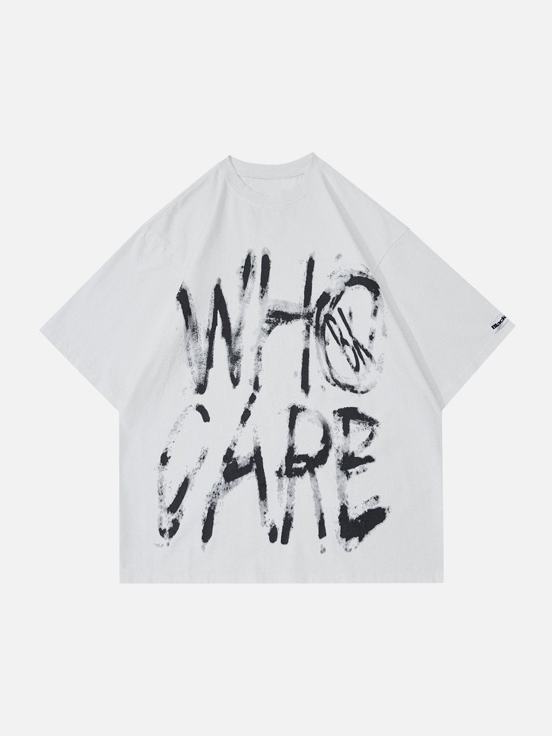 Majesda® - Mottled Graffiti Print Tee- Outfit Ideas - Streetwear Fashion - majesda.com