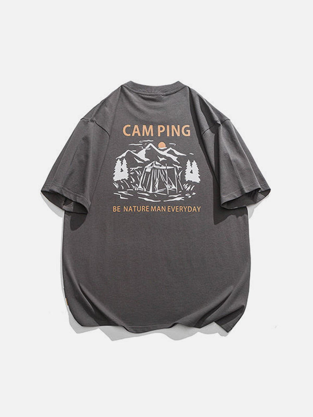 Majesda® - Mountain Camping Graphic Tee- Outfit Ideas - Streetwear Fashion - majesda.com