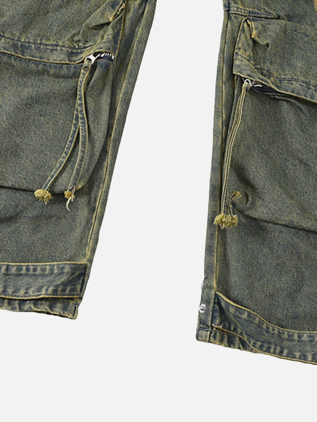 Majesda® - Multi-Pocket Workwear Loose Jeans - 1789- Outfit Ideas - Streetwear Fashion - majesda.com