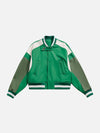 Majesda® - Multicolor Patchwork PU Leather Jackets- Outfit Ideas - Streetwear Fashion - majesda.com