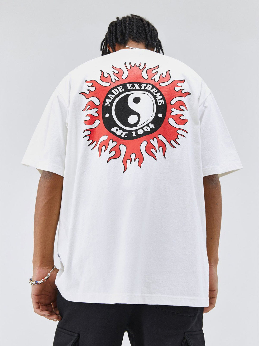 Majesda® - Octogram Monogram PrintTee- Outfit Ideas - Streetwear Fashion - majesda.com