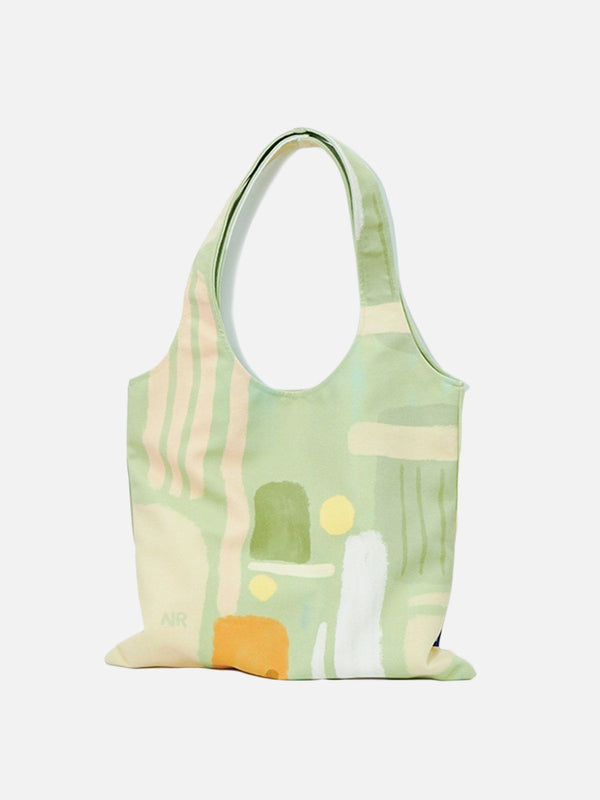Majesda® - Oil Print Canvas Bag- Outfit Ideas - Streetwear Fashion - majesda.com
