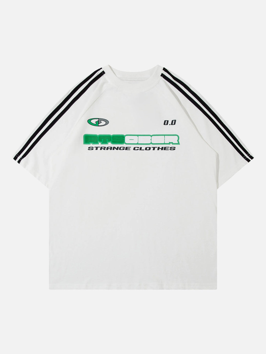 Majesda® - Original Retro Three Stripes Summer Sports T-shirt- Outfit Ideas - Streetwear Fashion - majesda.com