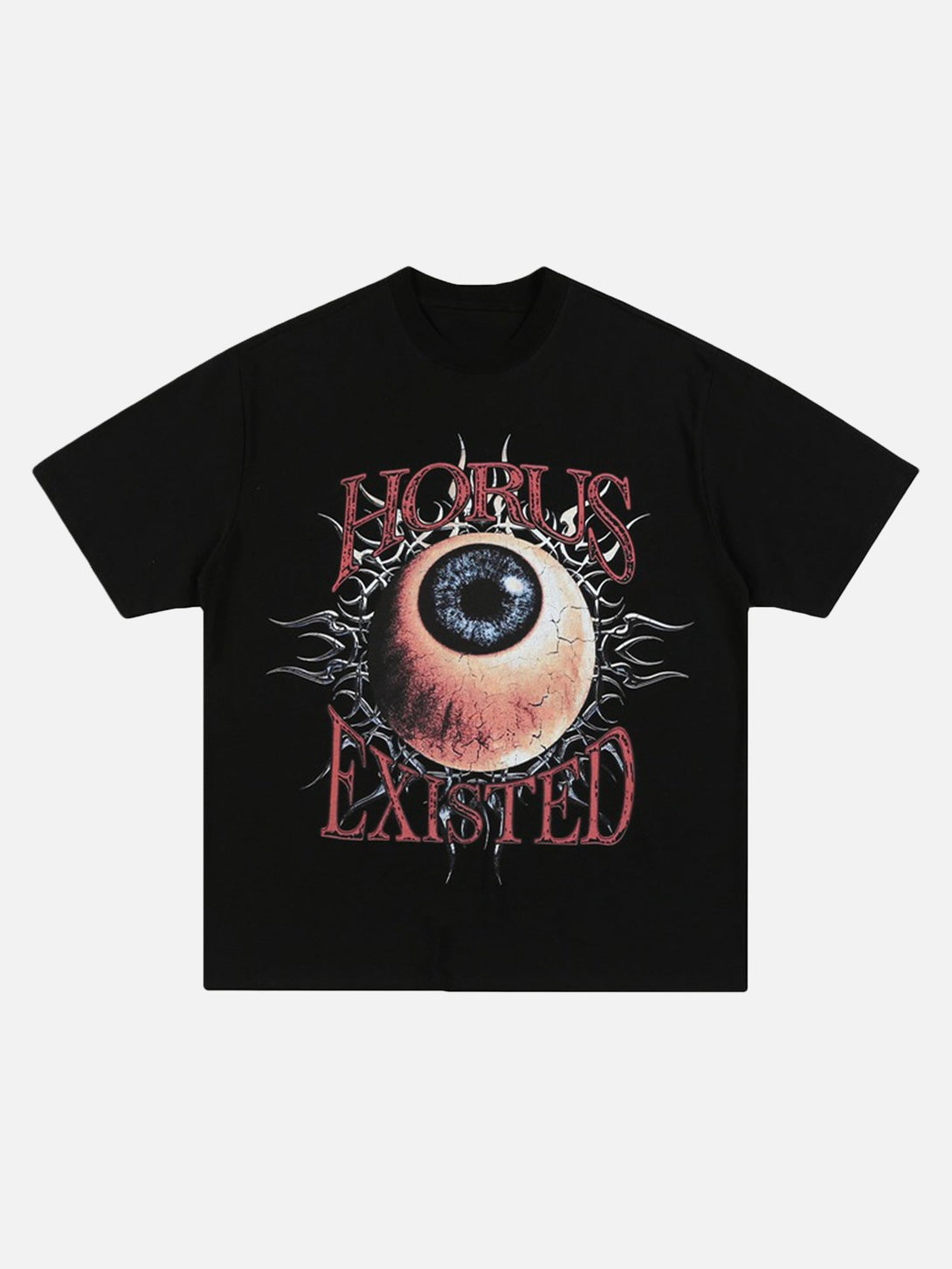 Majesda® - Oversize West Coast Street Eyeball T-shirt- Outfit Ideas - Streetwear Fashion - majesda.com