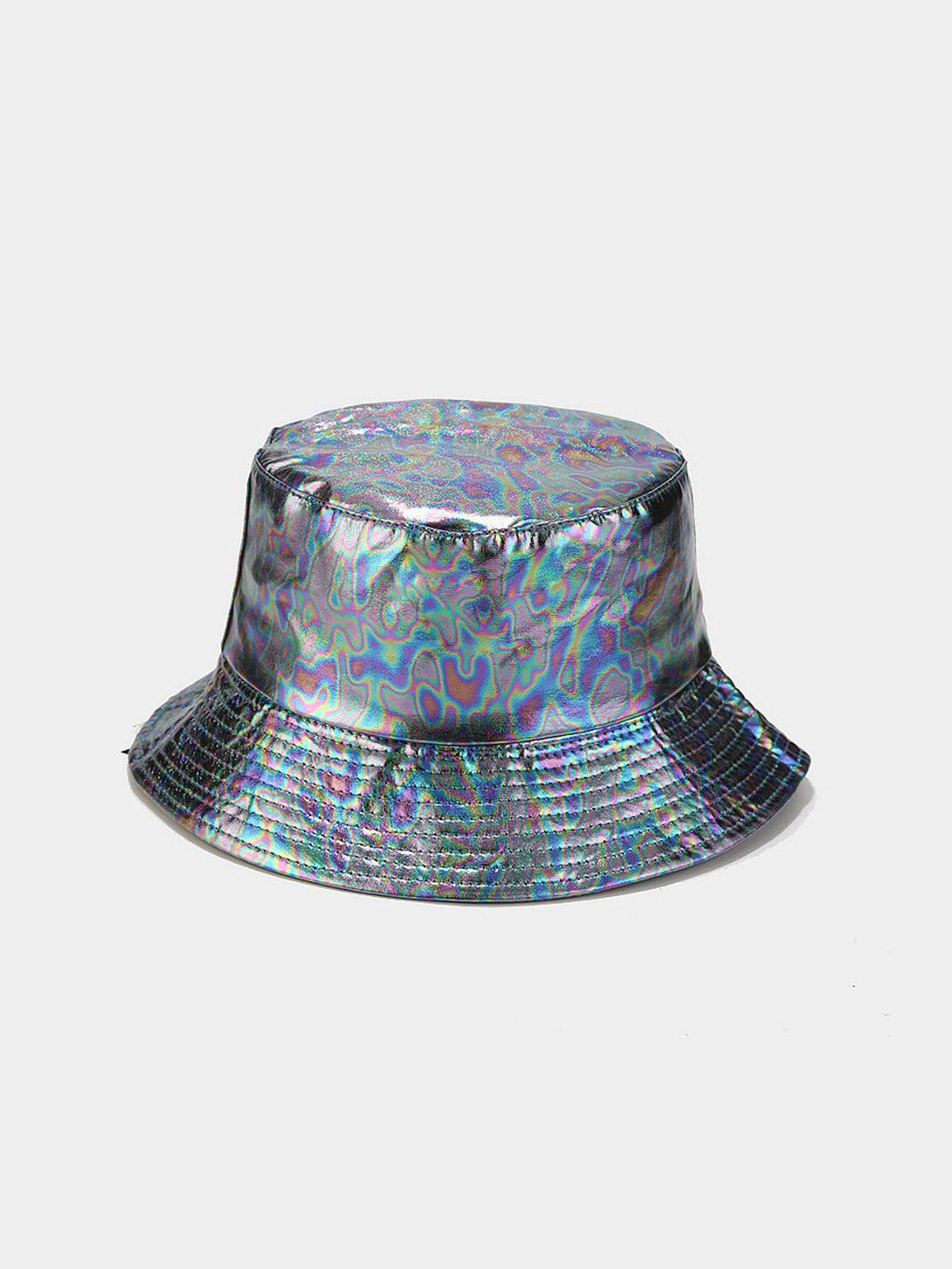 Majesda® - PU Laser Multicolor Hat- Outfit Ideas - Streetwear Fashion - majesda.com