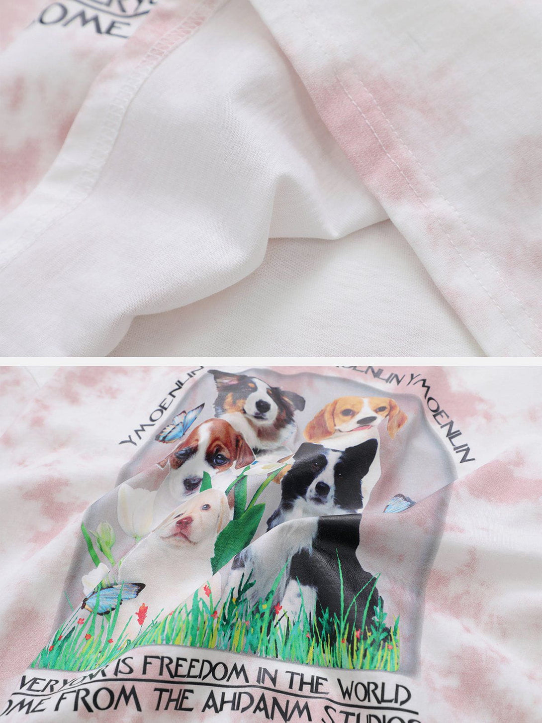 Majesda® - Pet Dog Garden Graphics Tee- Outfit Ideas - Streetwear Fashion - majesda.com