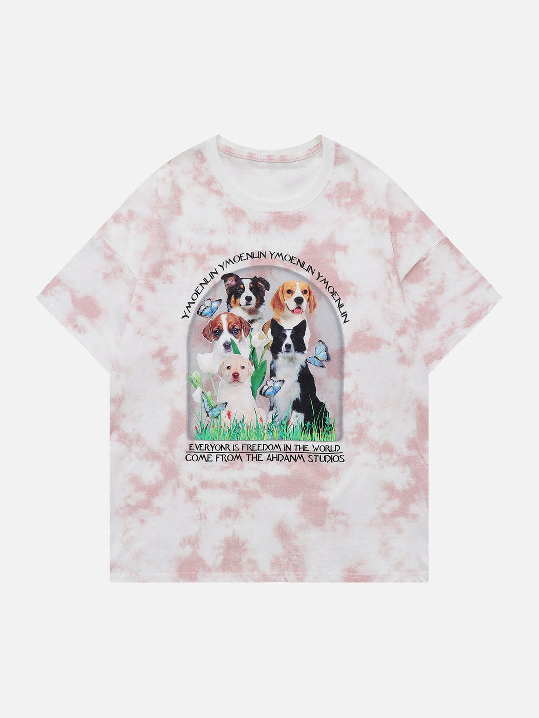 Majesda® - Pet Dog Garden Graphics Tee- Outfit Ideas - Streetwear Fashion - majesda.com