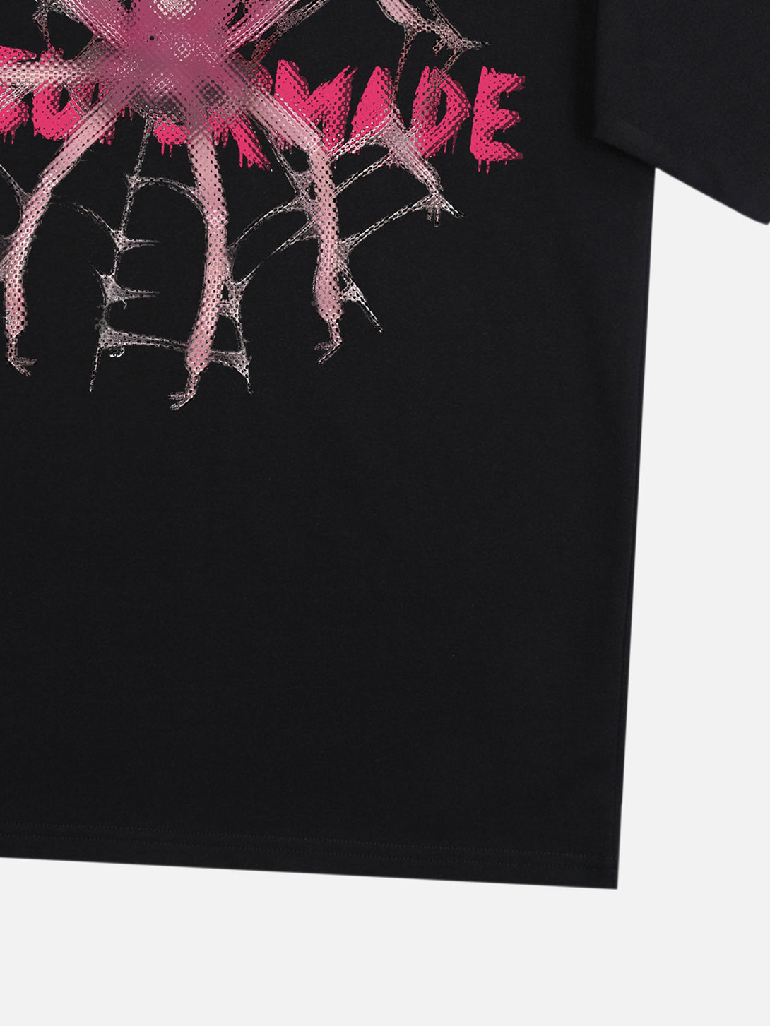 Majesda® - Pink Diamond Spider Hip Hop T-shirt- Outfit Ideas - Streetwear Fashion - majesda.com