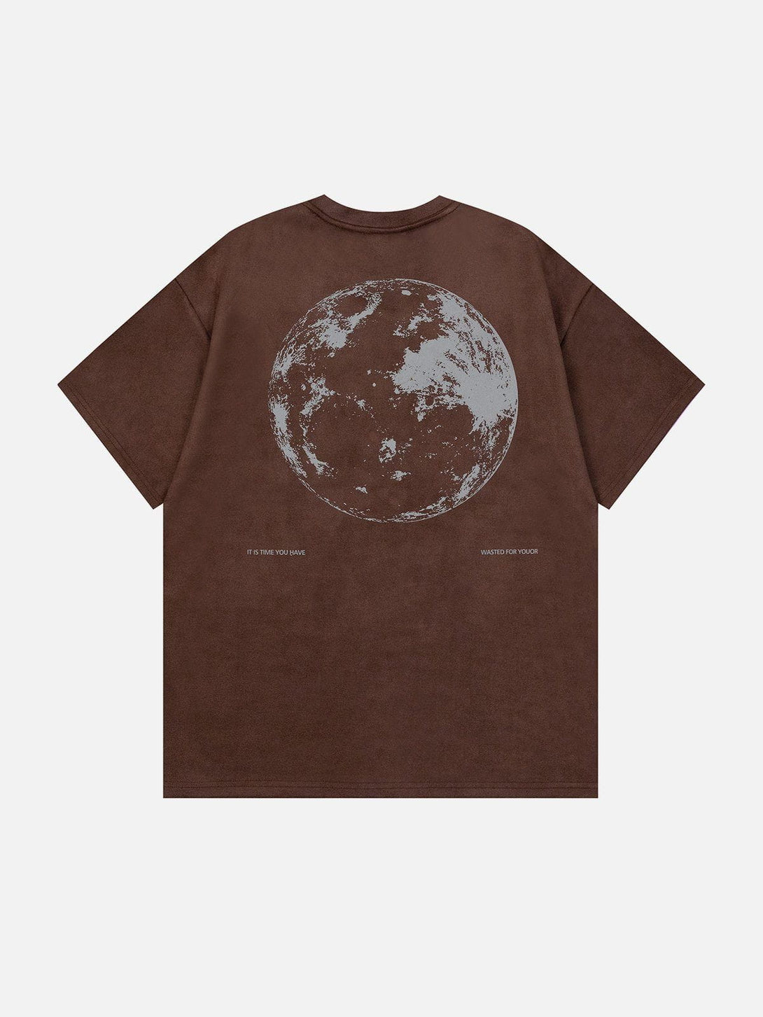 Majesda® - Plastisol Printing Shadow Moon Tee- Outfit Ideas - Streetwear Fashion - majesda.com