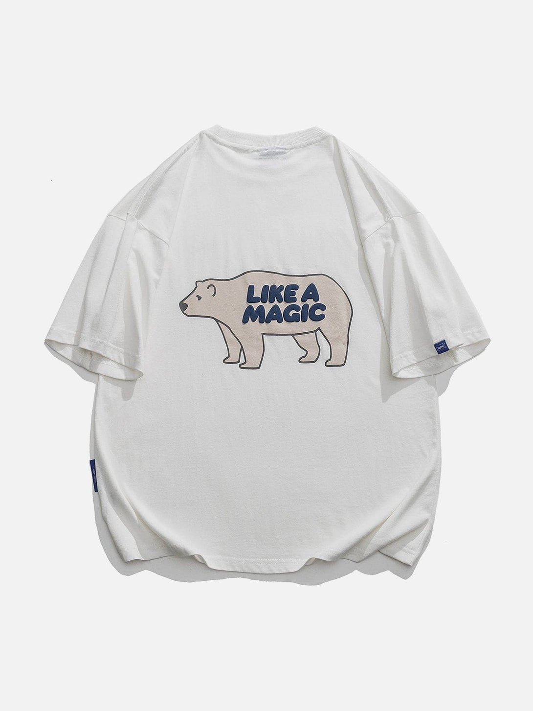 Majesda® - Polar Bear Print Tee- Outfit Ideas - Streetwear Fashion - majesda.com