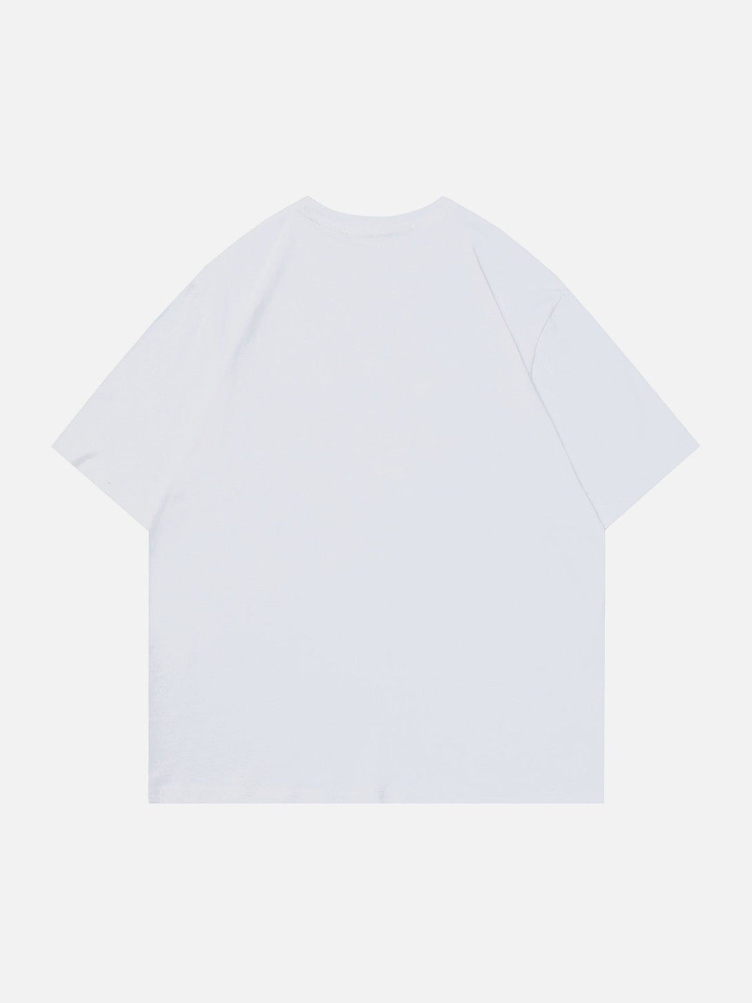 Majesda® - Pull Oar Letter Print Tee- Outfit Ideas - Streetwear Fashion - majesda.com