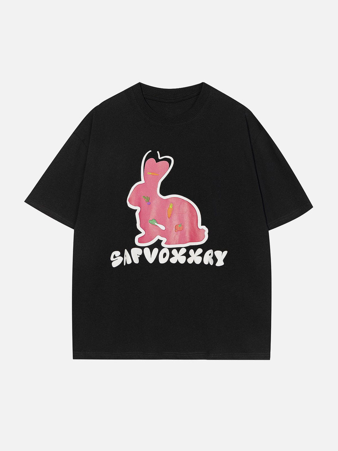 Majesda® - Rabbit Foam Printing Tee- Outfit Ideas - Streetwear Fashion - majesda.com