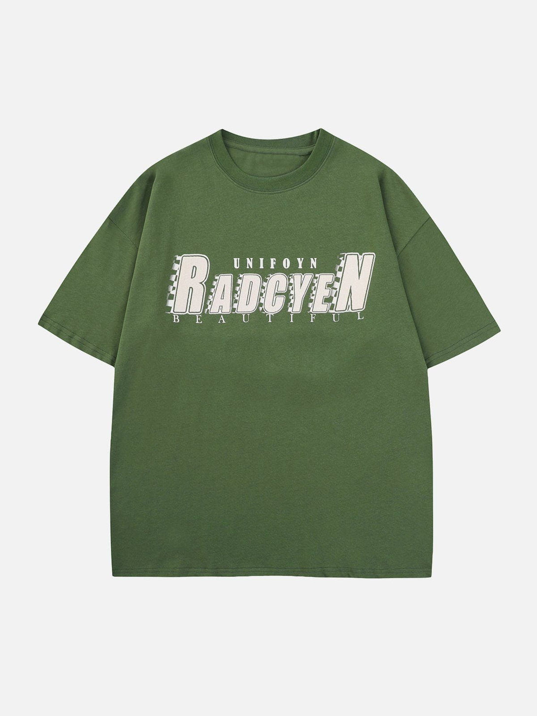 Majesda® - Racing Elements Letter Tee- Outfit Ideas - Streetwear Fashion - majesda.com