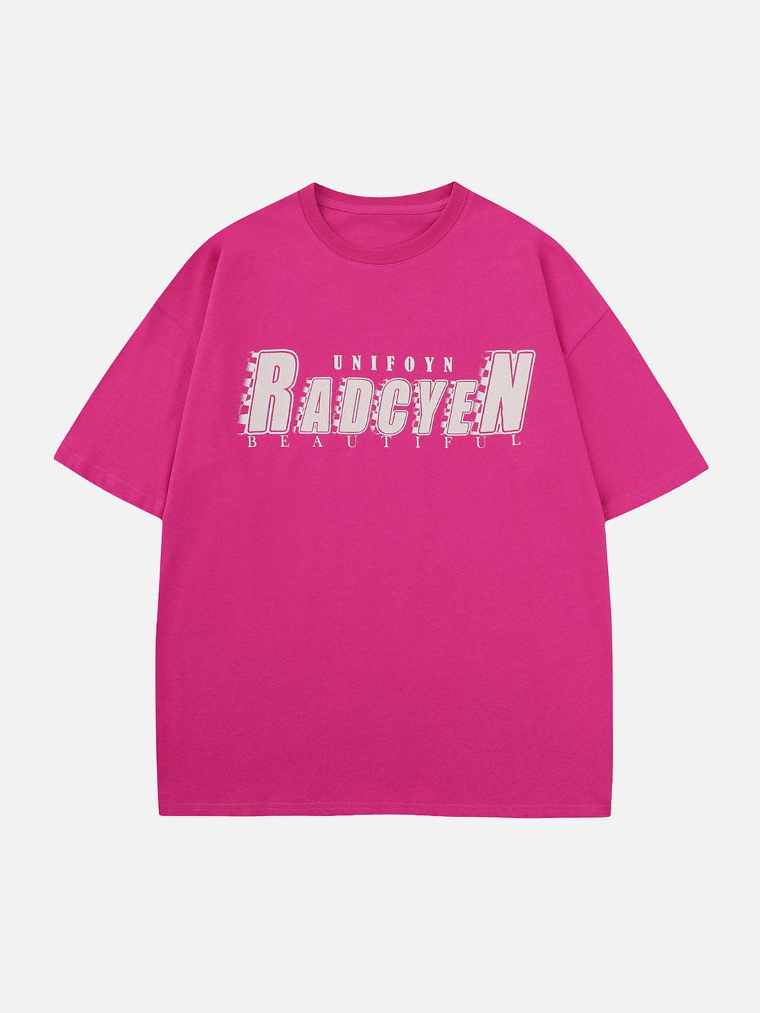 Majesda® - Racing Elements Letter Tee- Outfit Ideas - Streetwear Fashion - majesda.com