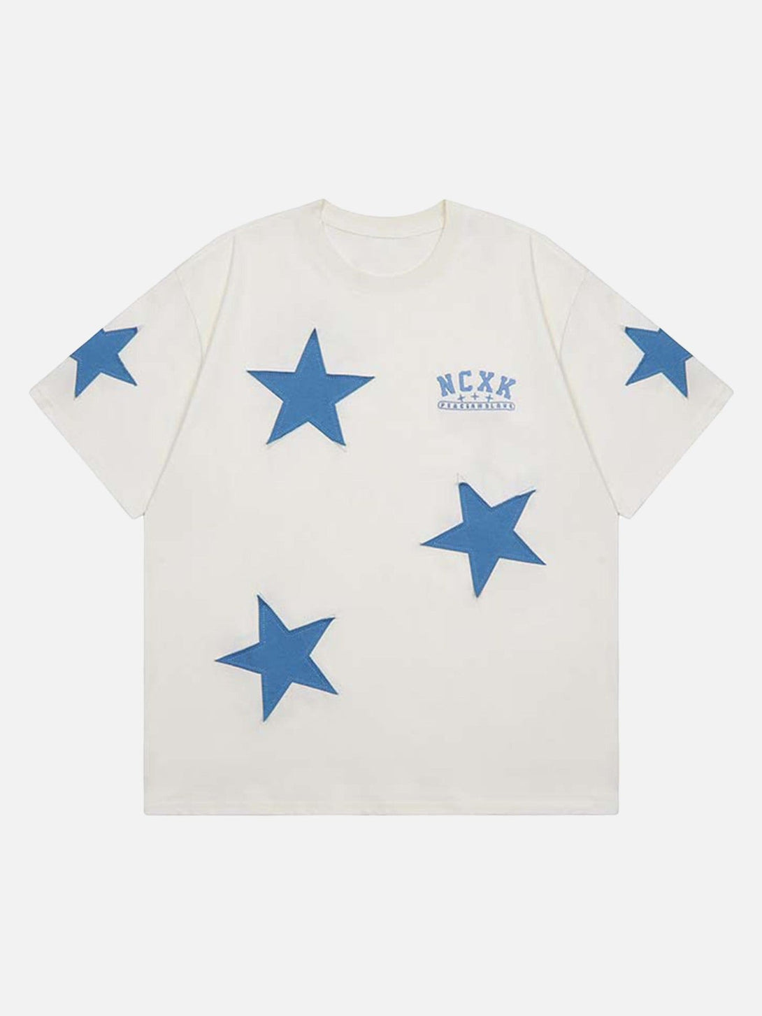 Majesda® - Retro Star T-shirt- Outfit Ideas - Streetwear Fashion - majesda.com