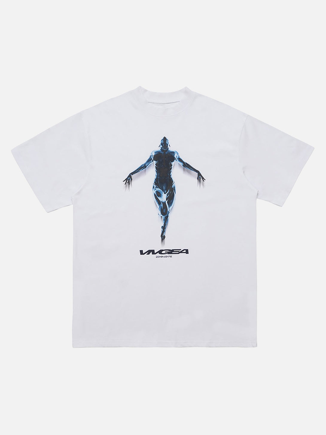 Majesda® - Sci-fi Metal Silhouette Loose Oversize T-shirt- Outfit Ideas - Streetwear Fashion - majesda.com