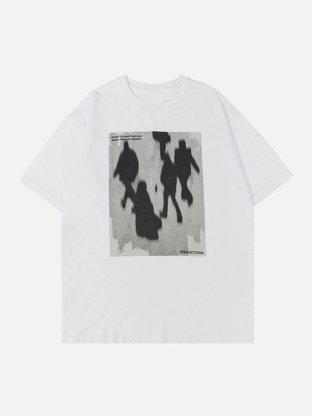 Majesda® - Shadow Print Tee- Outfit Ideas - Streetwear Fashion - majesda.com