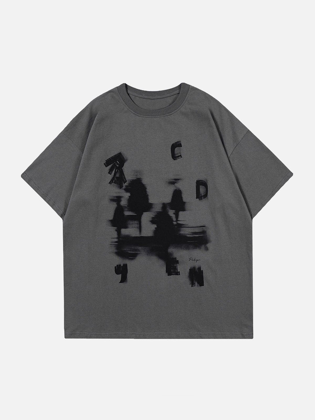 Majesda® - Shadow Print Tee- Outfit Ideas - Streetwear Fashion - majesda.com