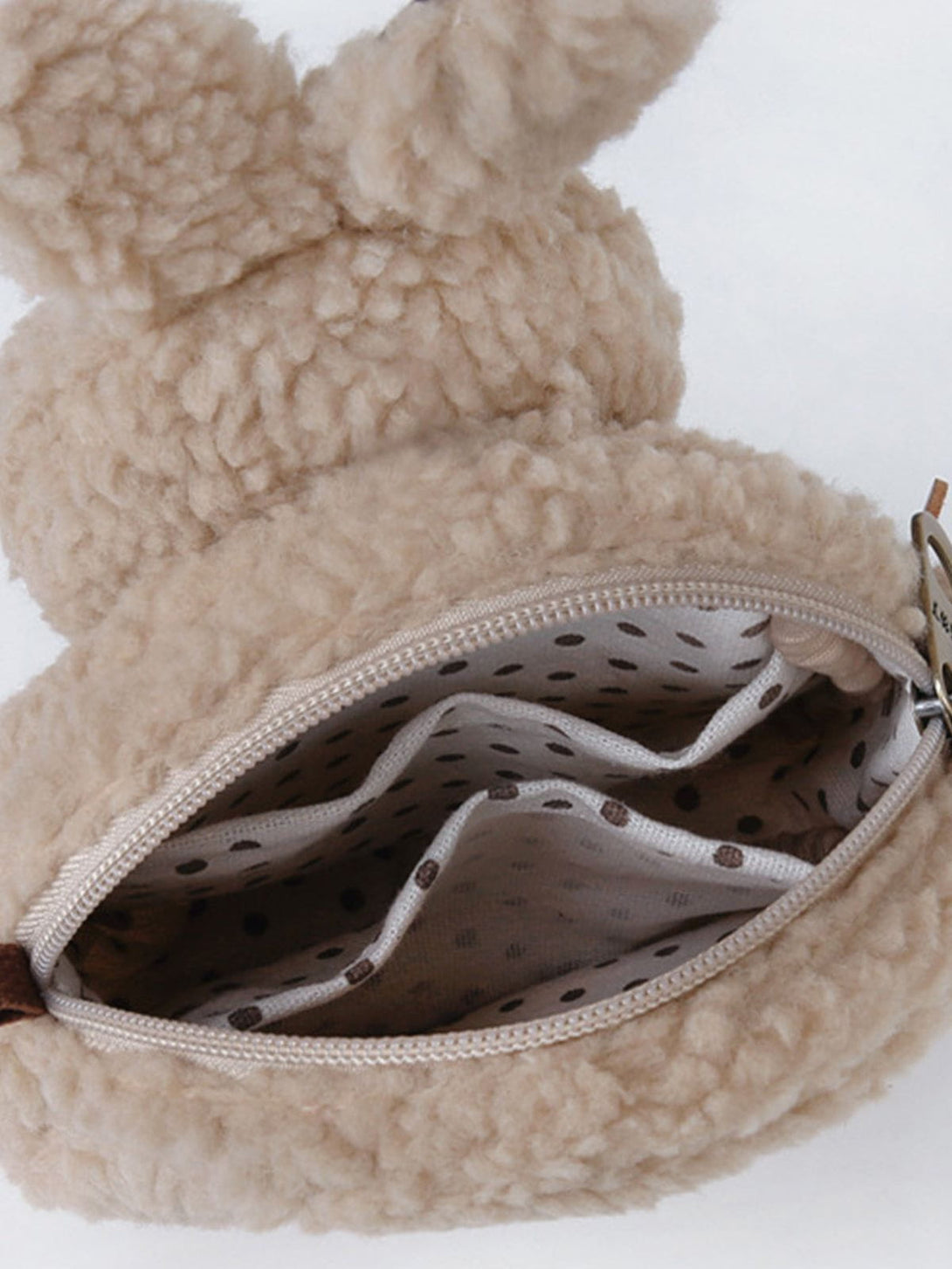 Majesda® - Sherpa Mini Rabbit Bag- Outfit Ideas - Streetwear Fashion - majesda.com