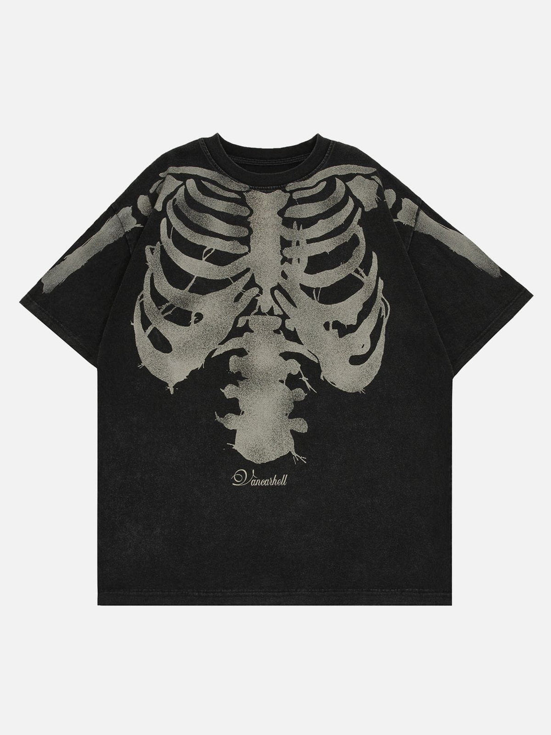 Majesda® - Skeleton Print Tee- Outfit Ideas - Streetwear Fashion - majesda.com