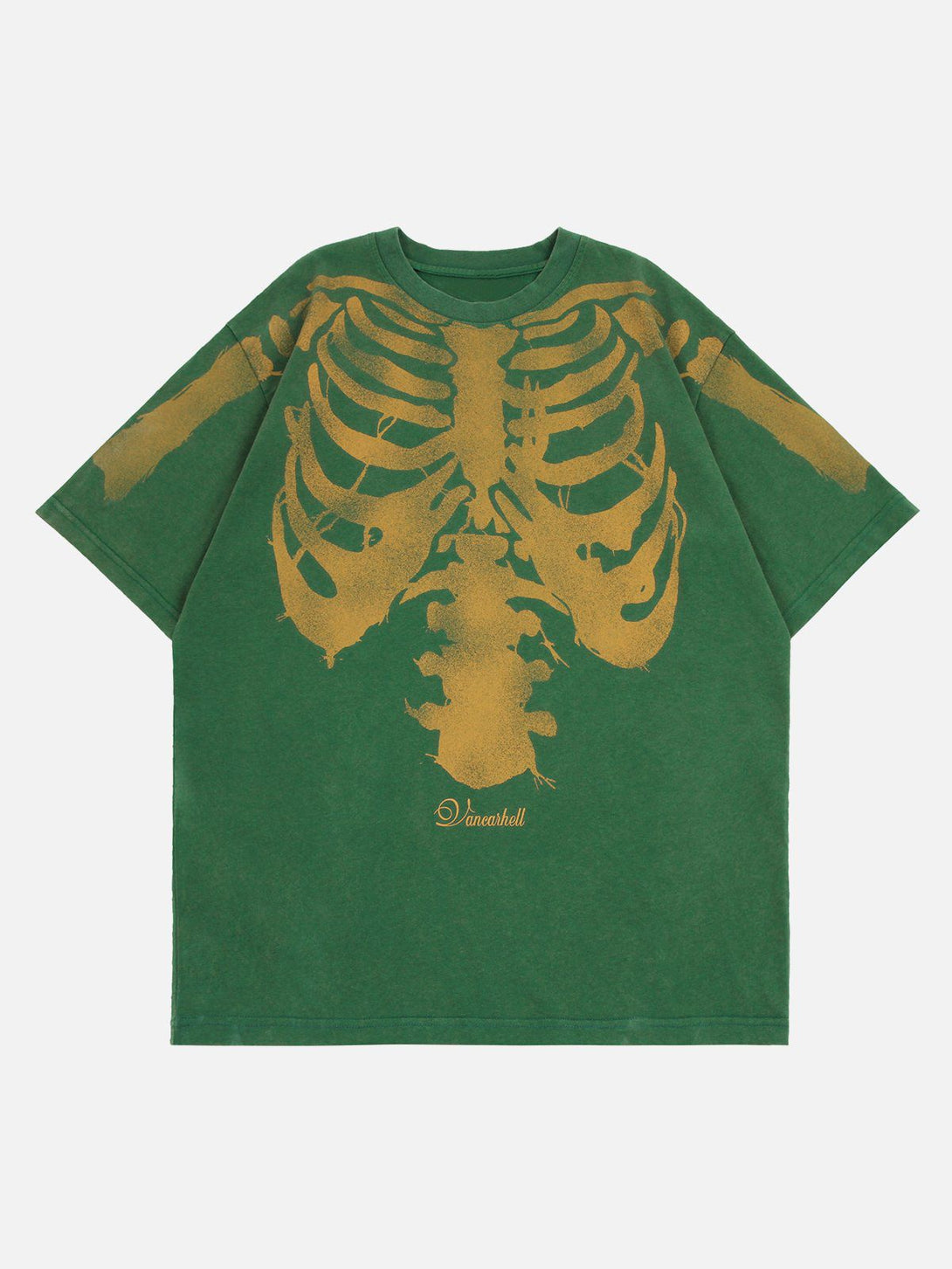 Majesda® - Skeleton Print Tee- Outfit Ideas - Streetwear Fashion - majesda.com