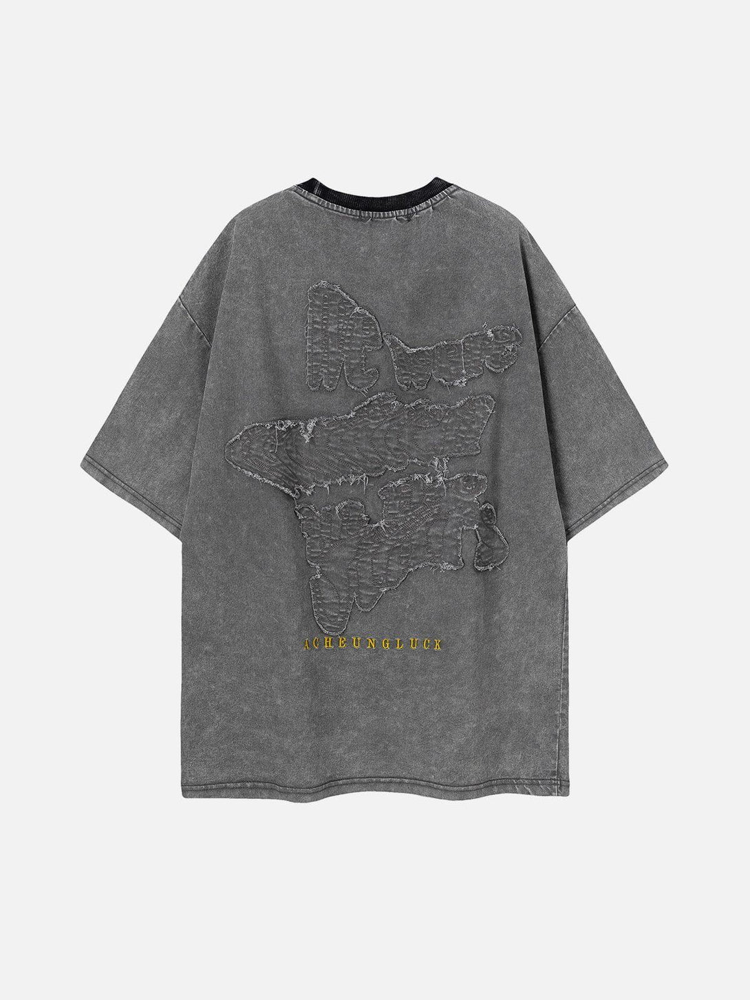 Majesda® - Solid Embroidery Lettter Tee- Outfit Ideas - Streetwear Fashion - majesda.com