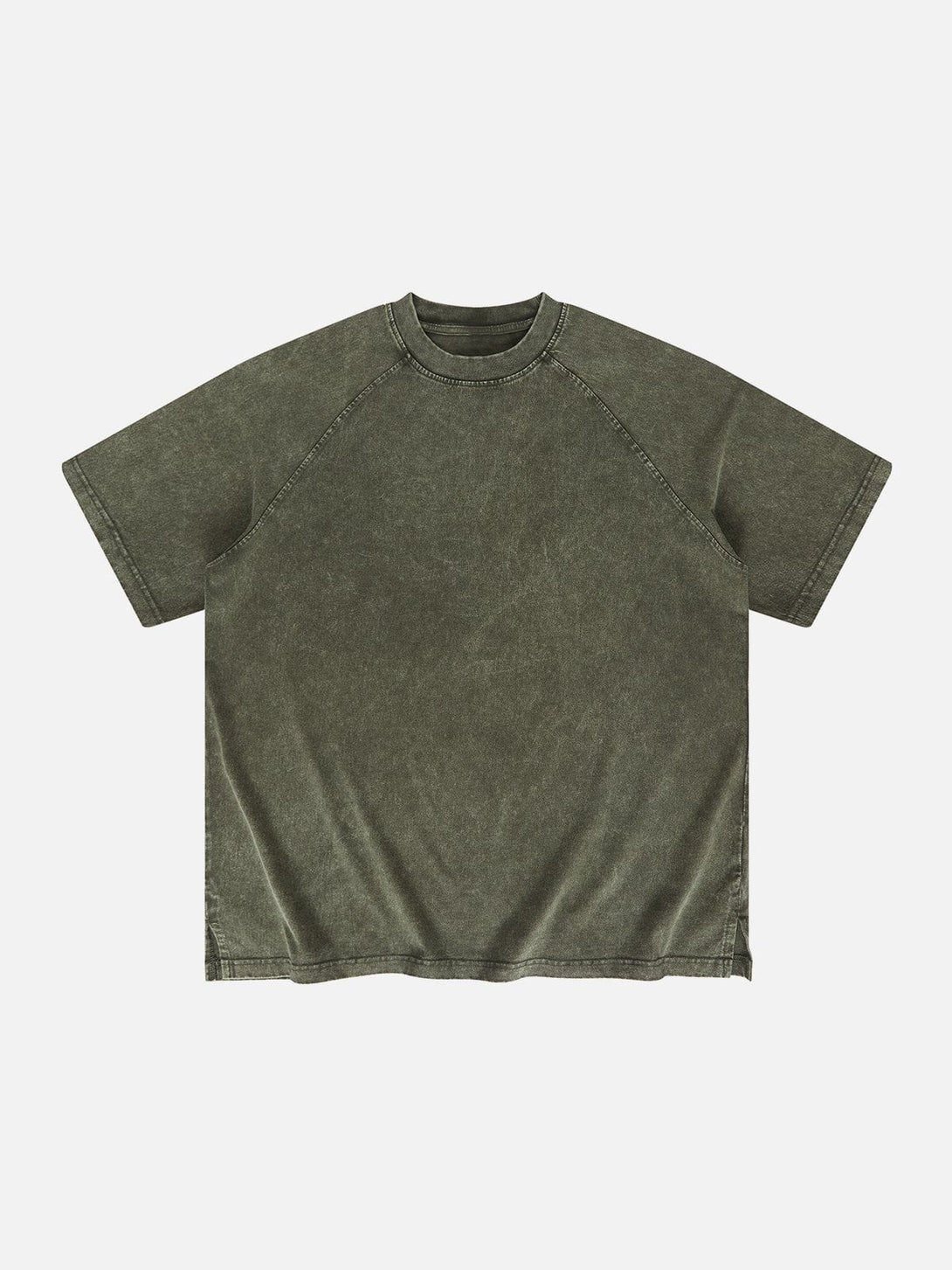 Majesda® - Solid Washed Essential Cotton Tee- Outfit Ideas - Streetwear Fashion - majesda.com