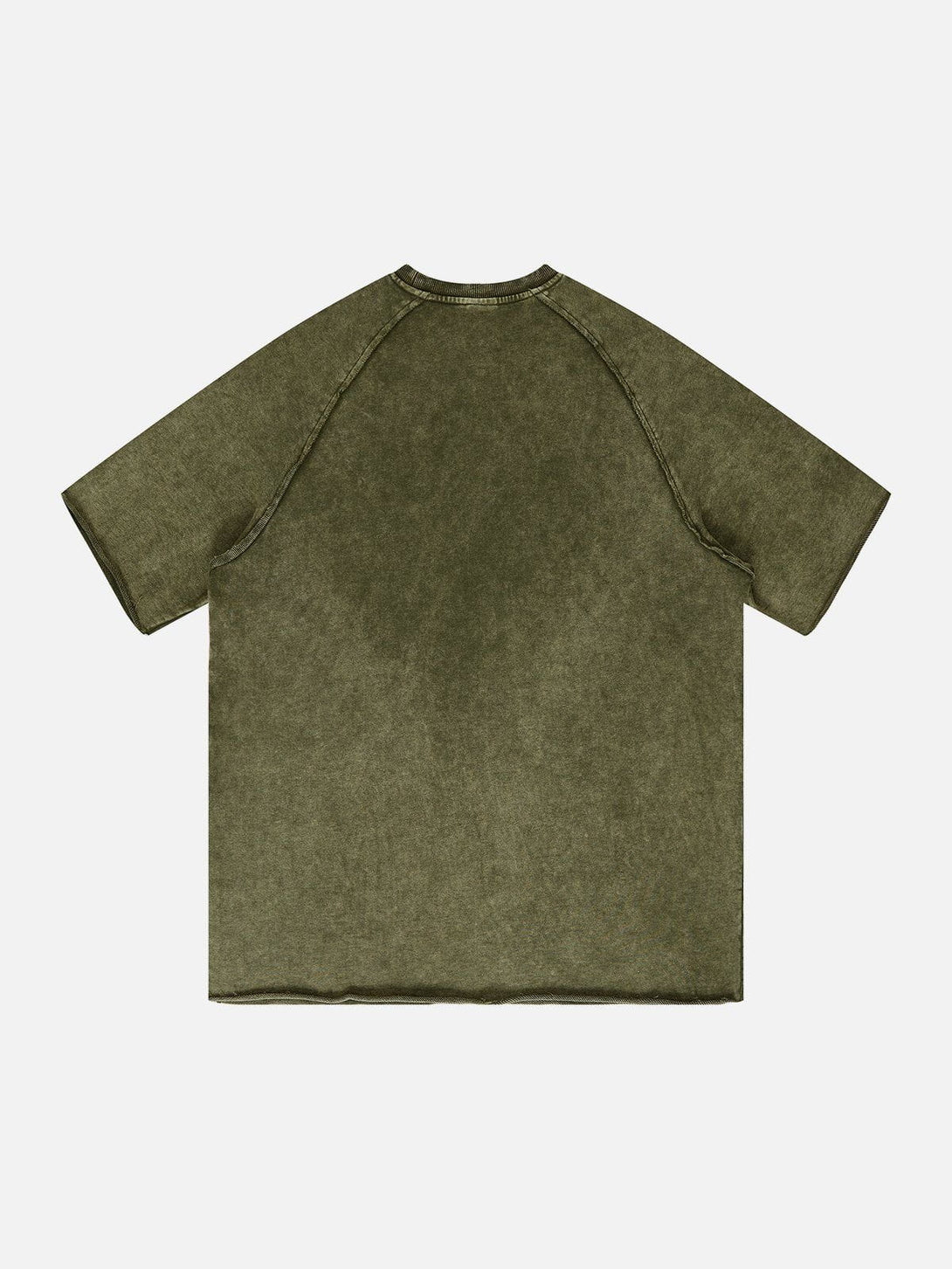 Majesda® - Solid Washed Essential Tee- Outfit Ideas - Streetwear Fashion - majesda.com