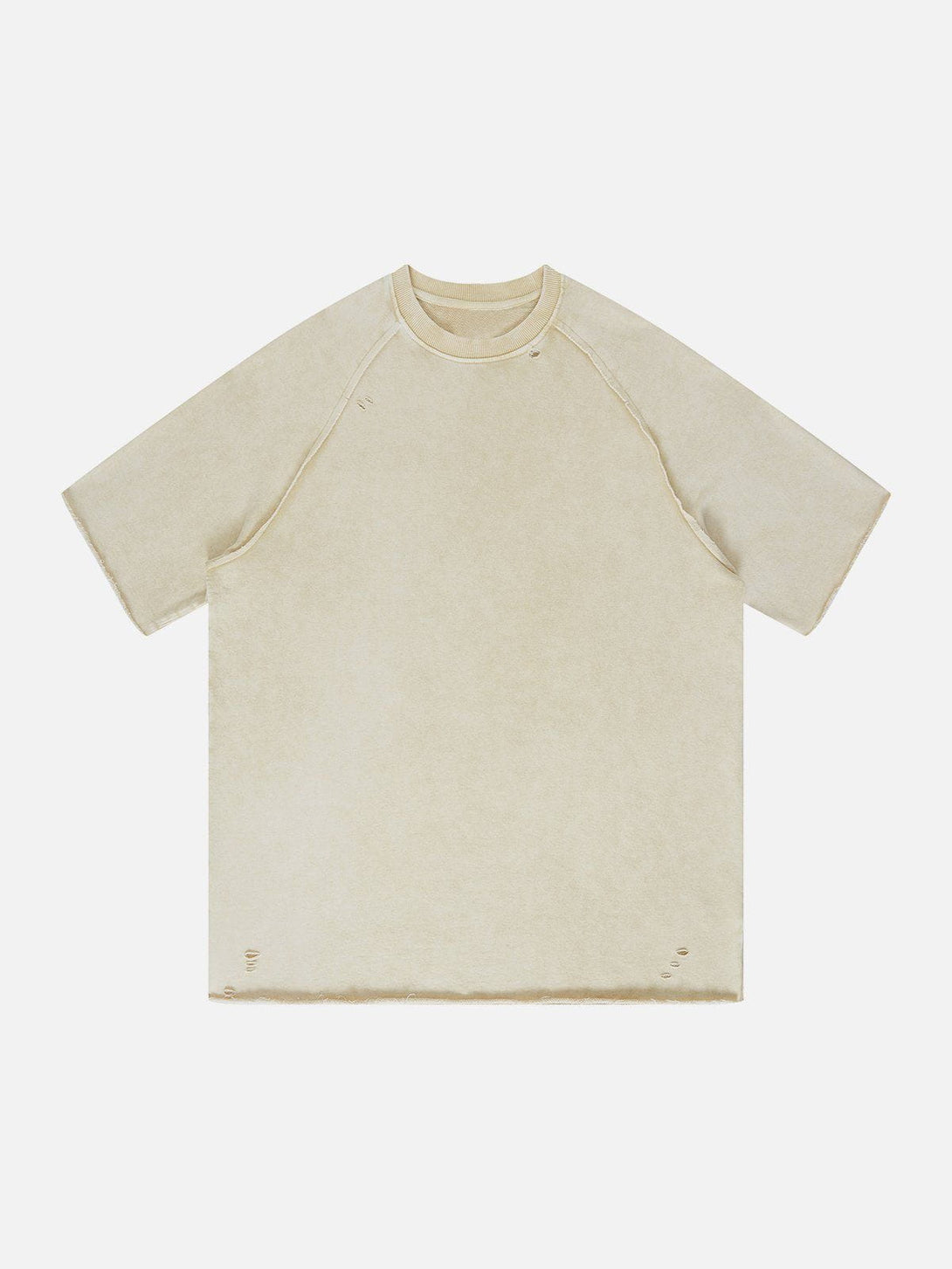 Majesda® - Solid Washed Essential Tee- Outfit Ideas - Streetwear Fashion - majesda.com