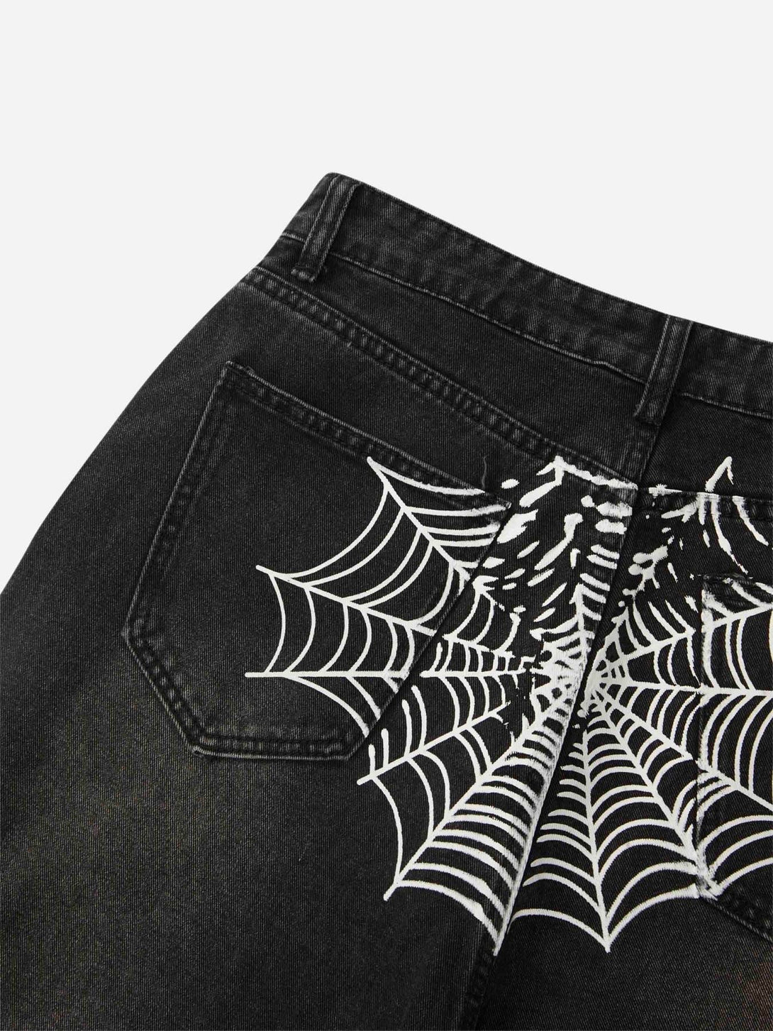 Majesda® - Spider Printed Jeans - 1751- Outfit Ideas - Streetwear Fashion - majesda.com