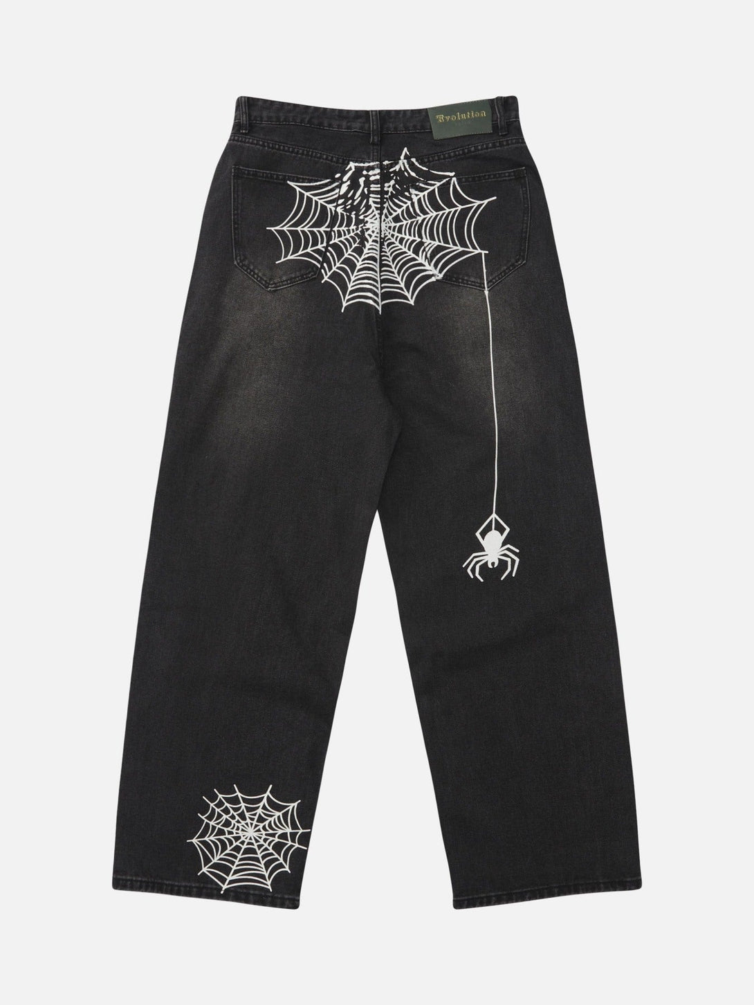 Majesda® - Spider Printed Jeans - 1751- Outfit Ideas - Streetwear Fashion - majesda.com