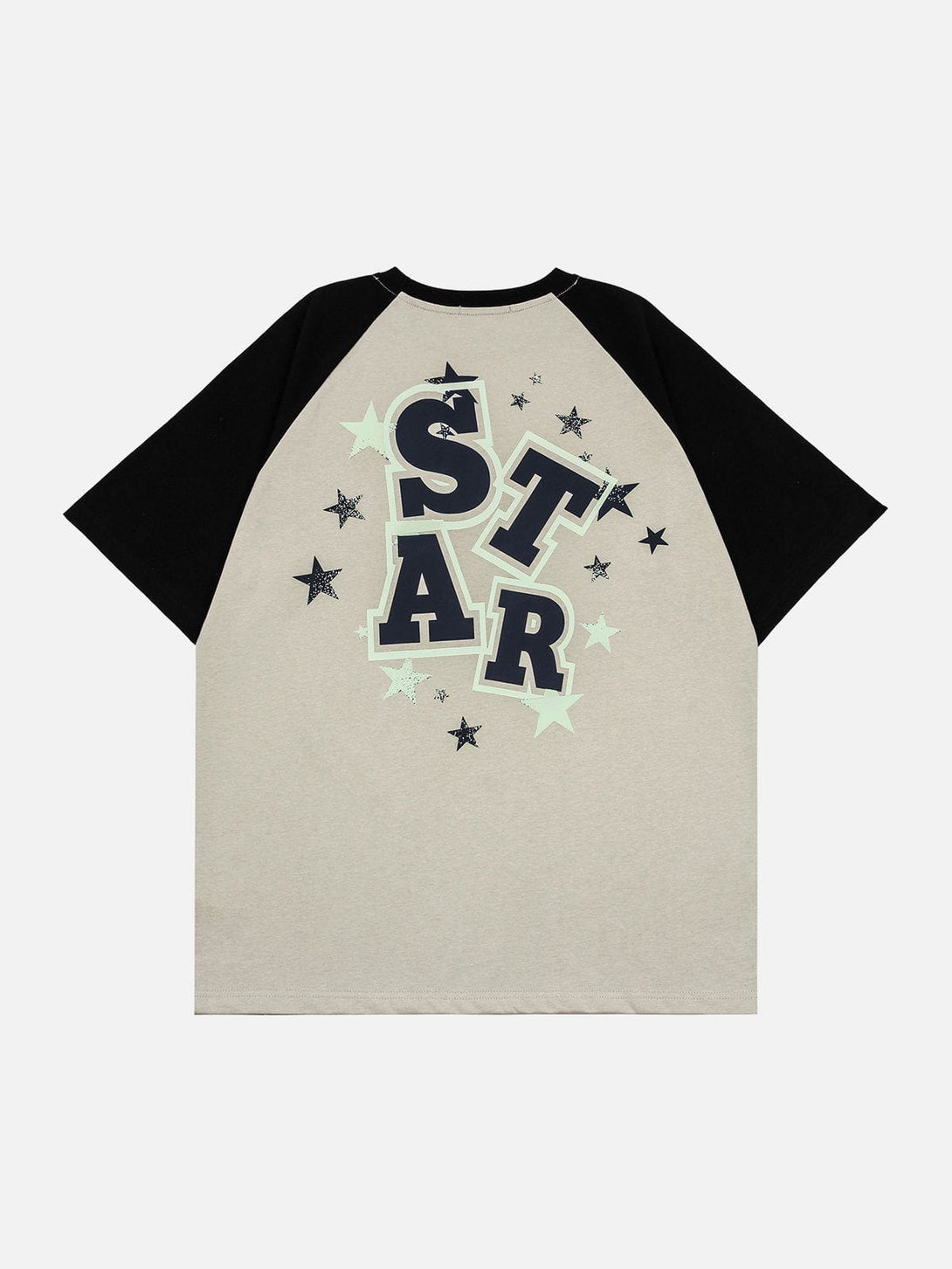 Majesda® - Star Alphabet Pattern Tee- Outfit Ideas - Streetwear Fashion - majesda.com