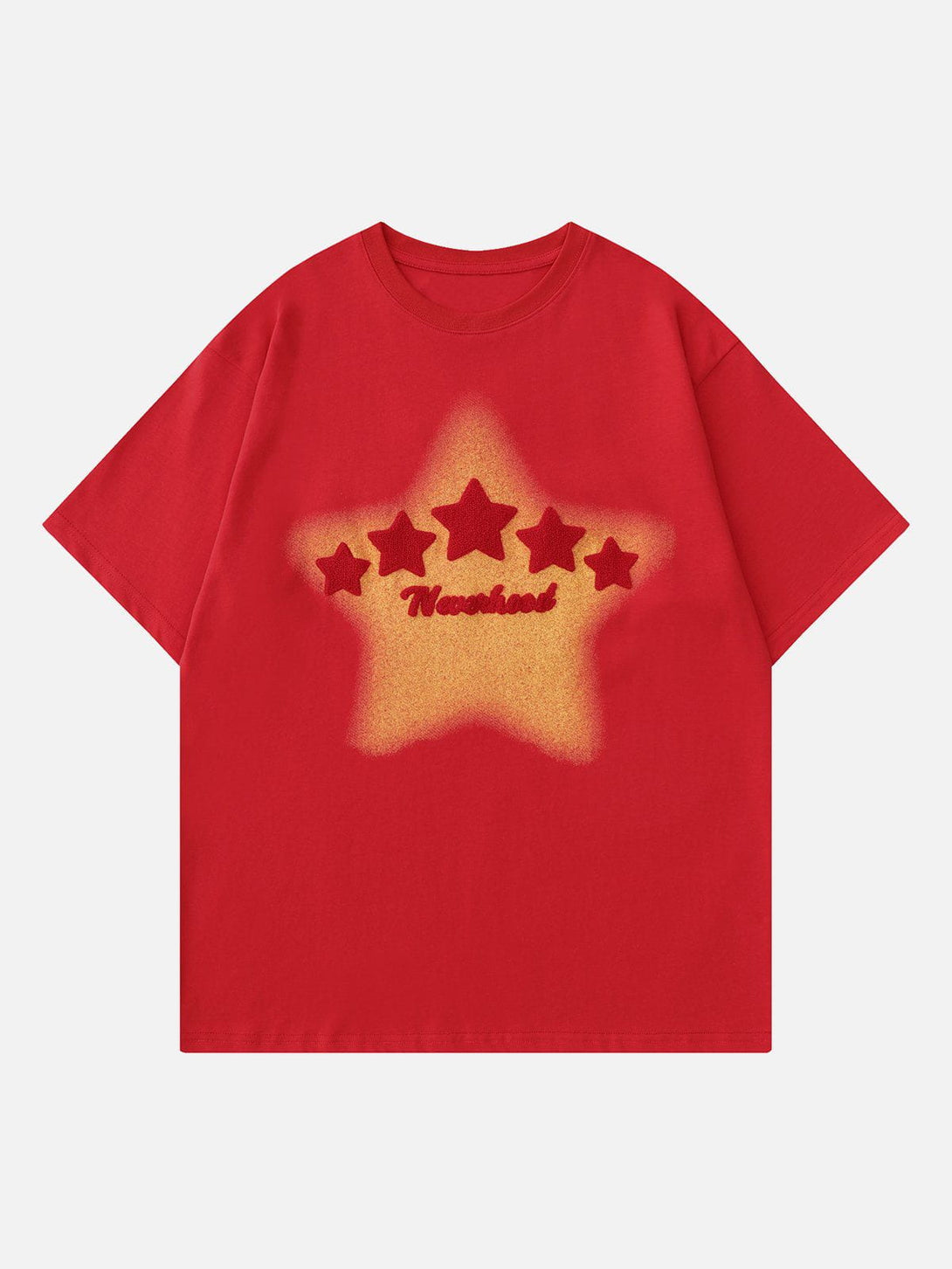 Majesda® - Star Alphabet Print Tee- Outfit Ideas - Streetwear Fashion - majesda.com