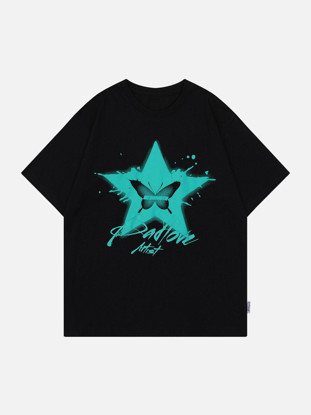 Majesda® - Star Butterfly Print Tee- Outfit Ideas - Streetwear Fashion - majesda.com