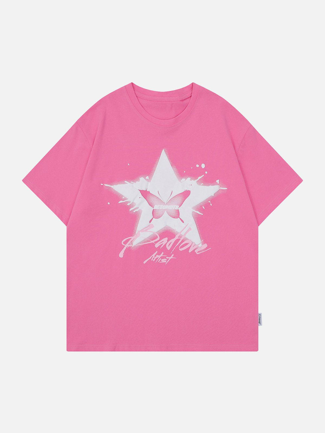 Majesda® - Star Butterfly Print Tee- Outfit Ideas - Streetwear Fashion - majesda.com