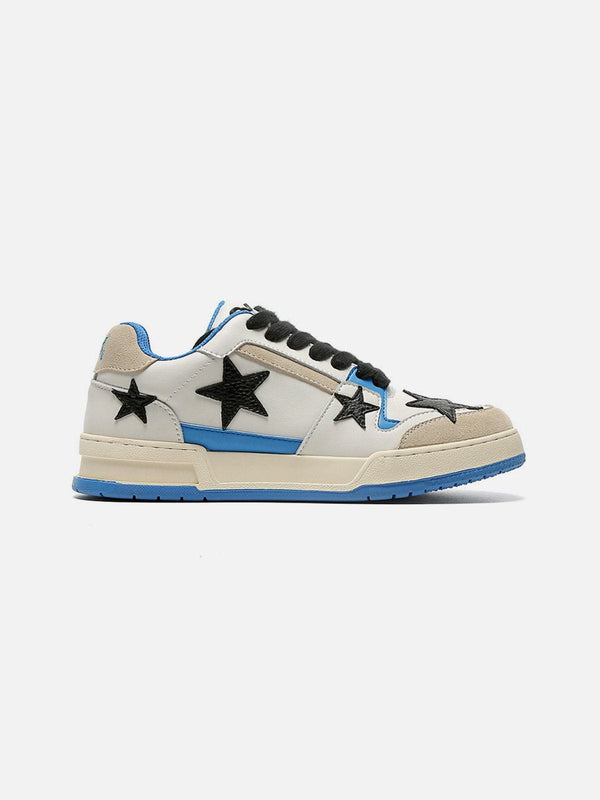 Majesda® - Star Color Blocking Skate Shoes- Outfit Ideas - Streetwear Fashion - majesda.com