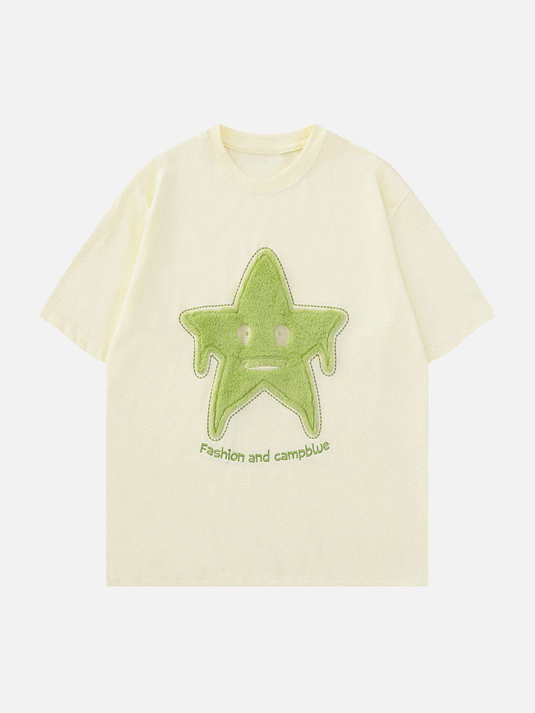 Majesda® - Star Embroidery Tee- Outfit Ideas - Streetwear Fashion - majesda.com