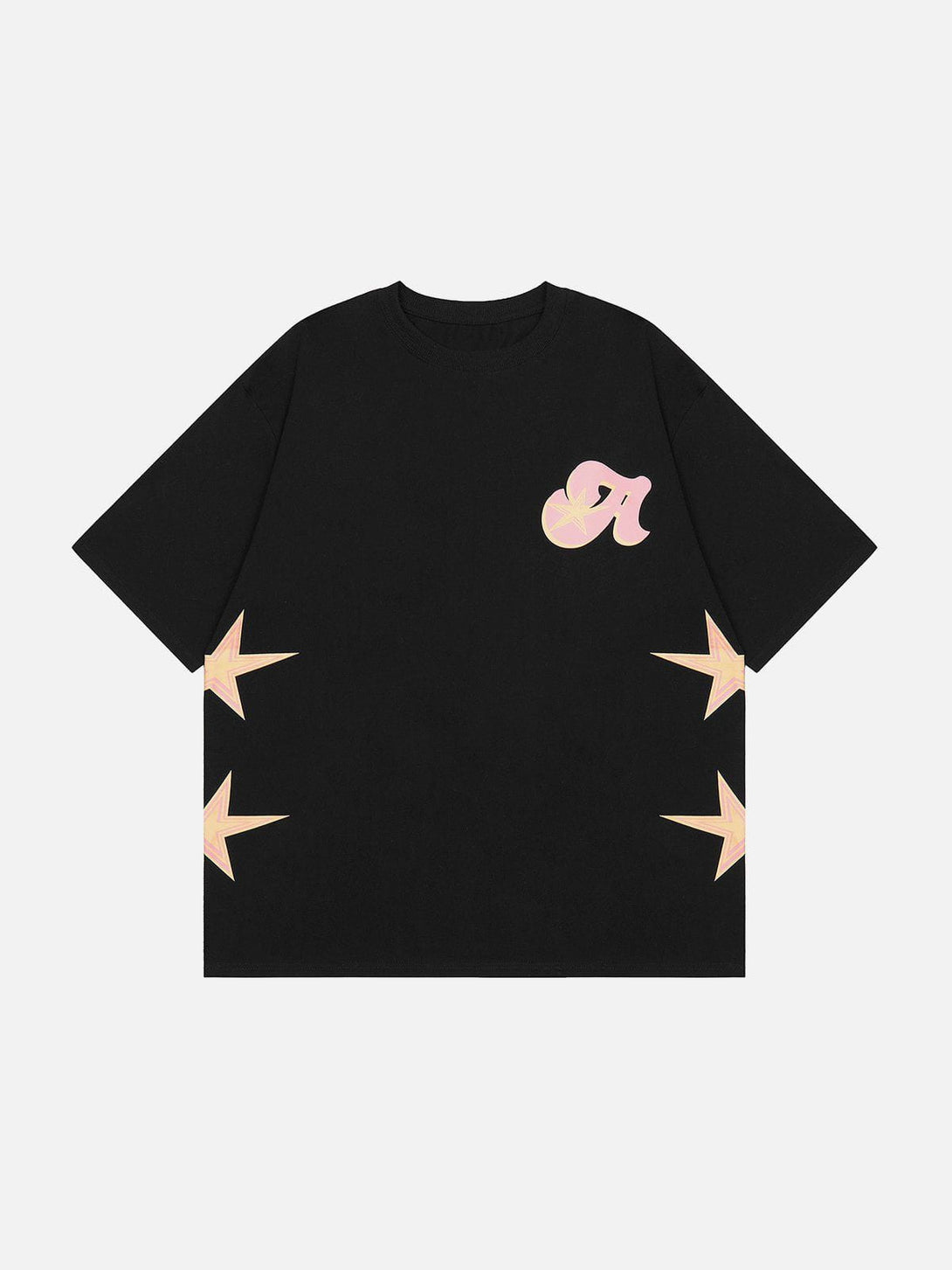 Majesda® - Star Foam Printing Tee- Outfit Ideas - Streetwear Fashion - majesda.com