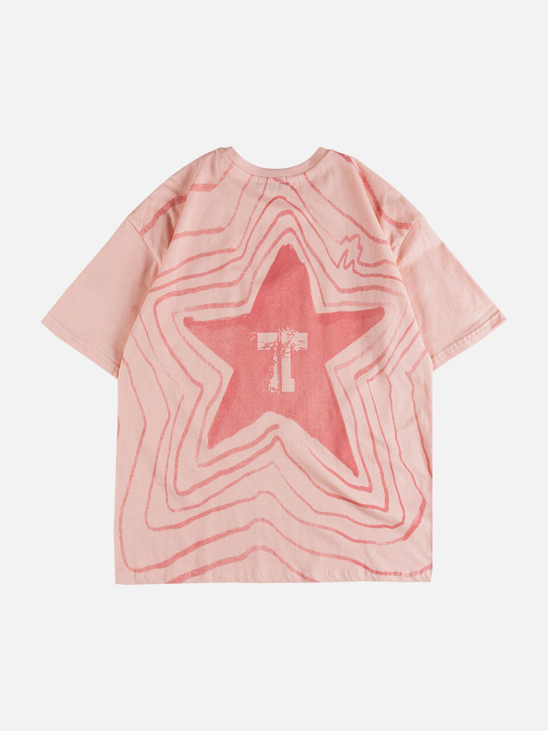 Majesda® - Star Gradient Graffiti Tee- Outfit Ideas - Streetwear Fashion - majesda.com