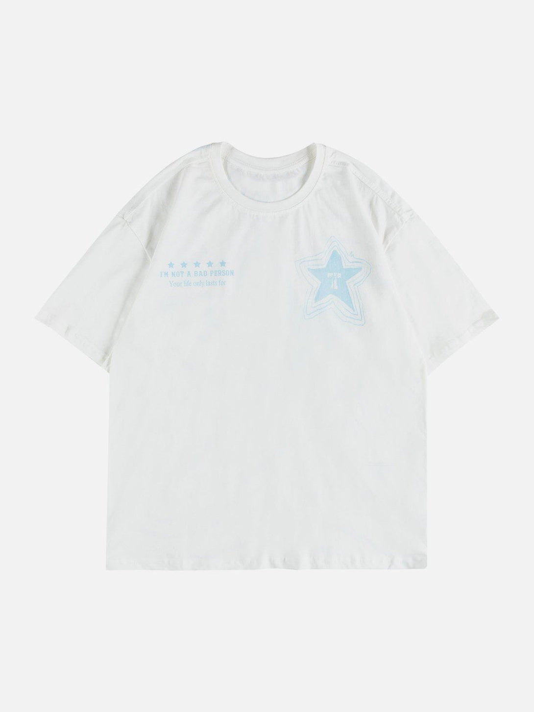 Majesda® - Star Gradient Graffiti Tee- Outfit Ideas - Streetwear Fashion - majesda.com