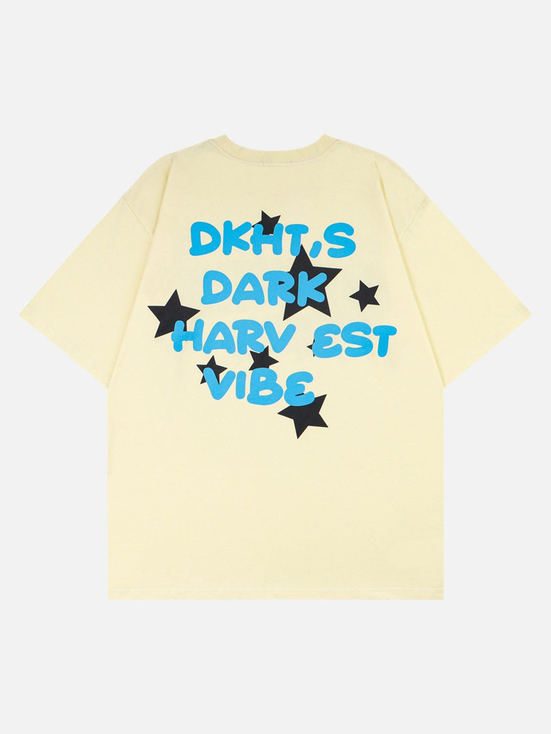 Majesda® - Star Letter Print T-shirt- Outfit Ideas - Streetwear Fashion - majesda.com