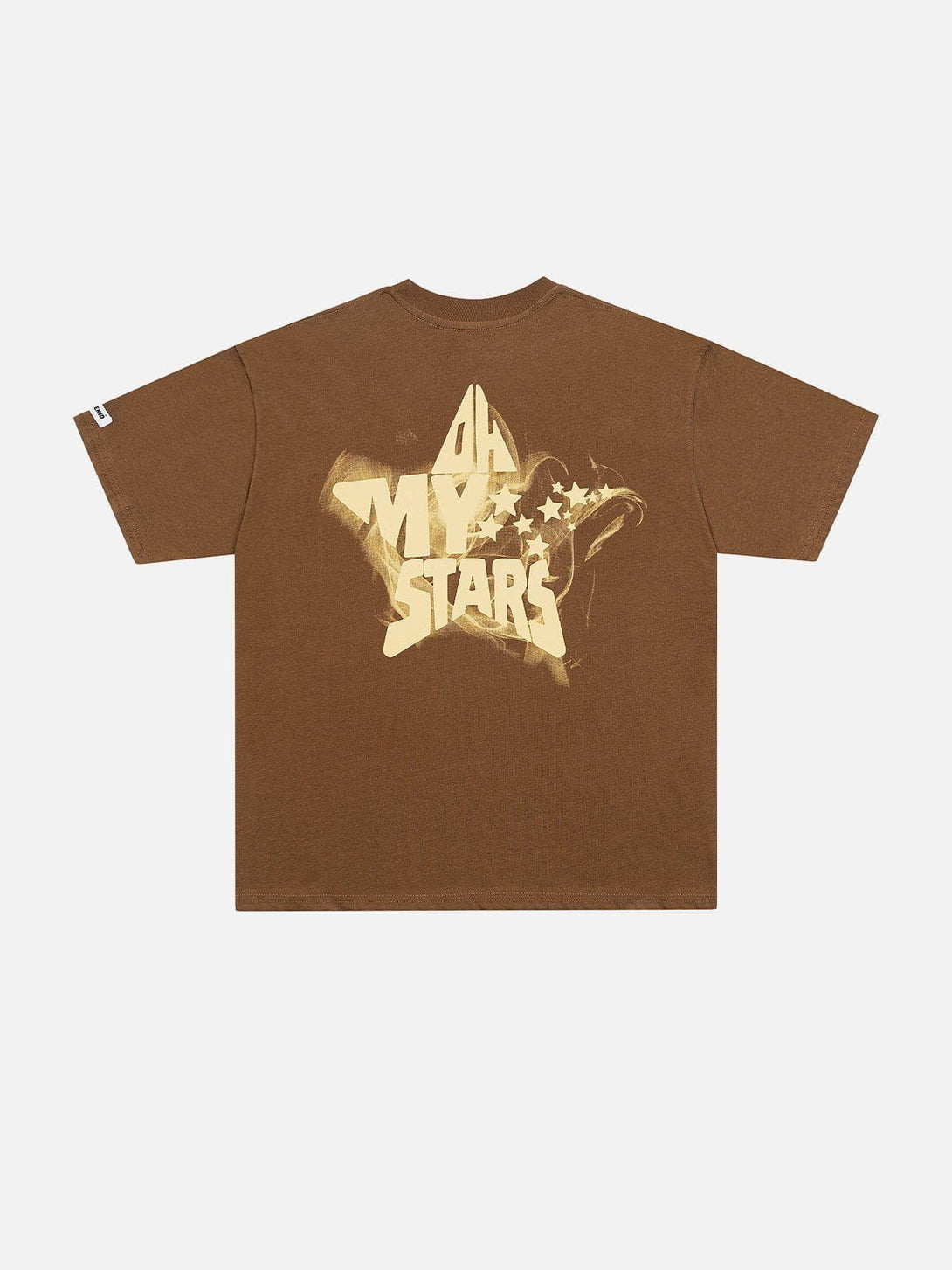 Majesda® - Star Letter Print Tee- Outfit Ideas - Streetwear Fashion - majesda.com