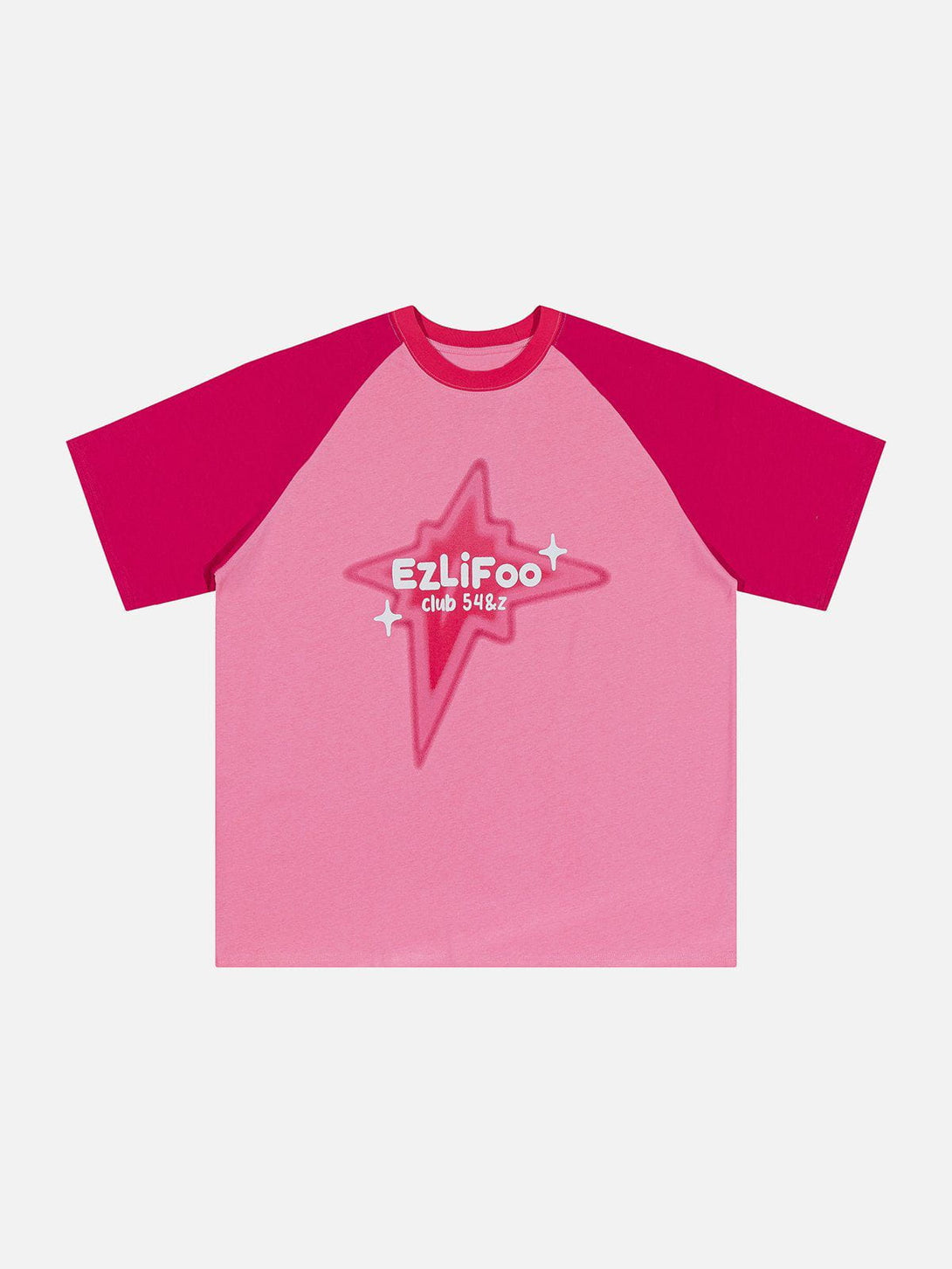 Majesda® - Star Patchwork Tee- Outfit Ideas - Streetwear Fashion - majesda.com