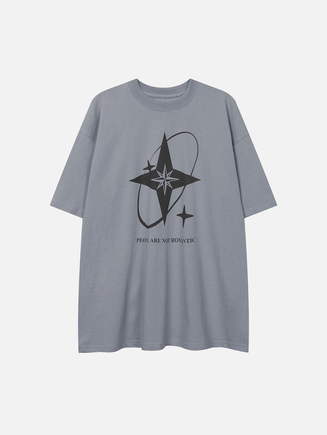 Majesda® - Star Print Cotton Tee- Outfit Ideas - Streetwear Fashion - majesda.com