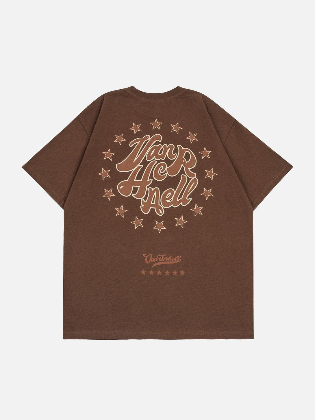 Majesda® - Star Print Tee- Outfit Ideas - Streetwear Fashion - majesda.com